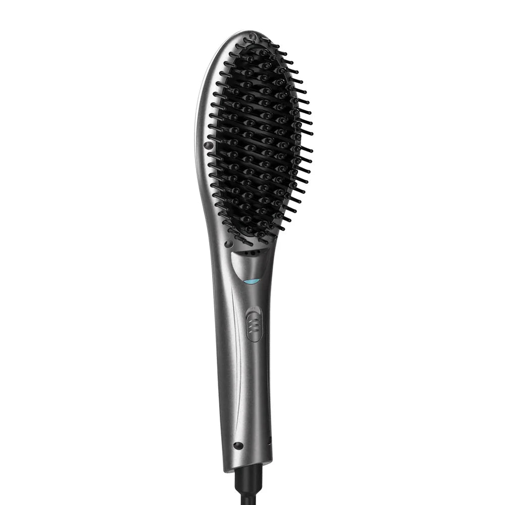 Hair Straightener Brush, Hair Straightening Brush Comb Ionic Ceramic Upgraded Professional LCD Display Electric Straightening Irons Straight for Women